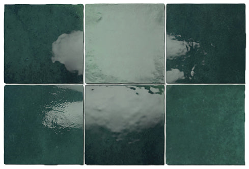 ARTEMIS MOSS GREEN GLOSS 132X132MM