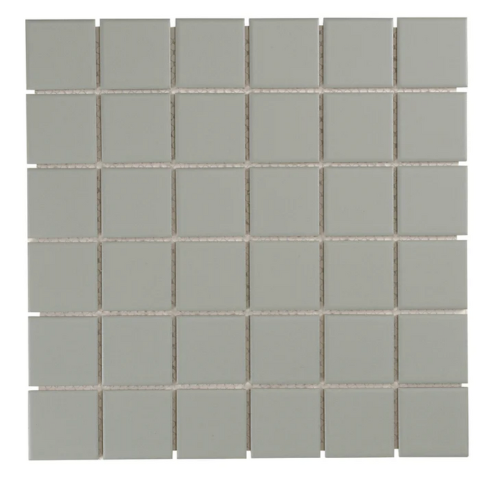 MATRIX 48MM SQUARE SAGE MOSAIC 306X306X6MM