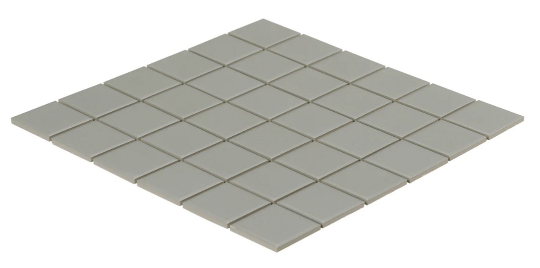 MATRIX 48MM SQUARE SAGE MOSAIC 306X306X6MM