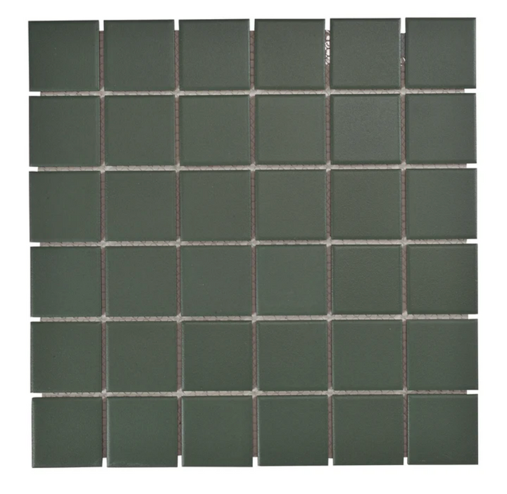 MATRIX 48MM SQUARE GREEN MOSAIC 306X306X6MM