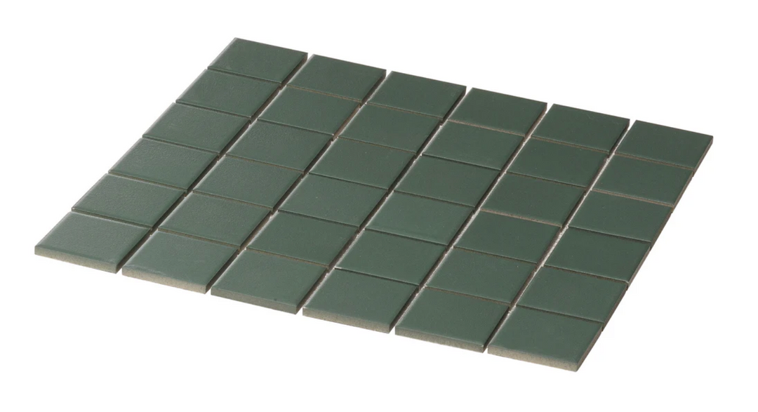 MATRIX 48MM SQUARE GREEN MOSAIC 306X306X6MM