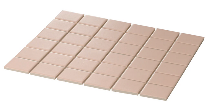 MATRIX 48MM SQUARE BLUSH MOSAIC 306X306X6MM