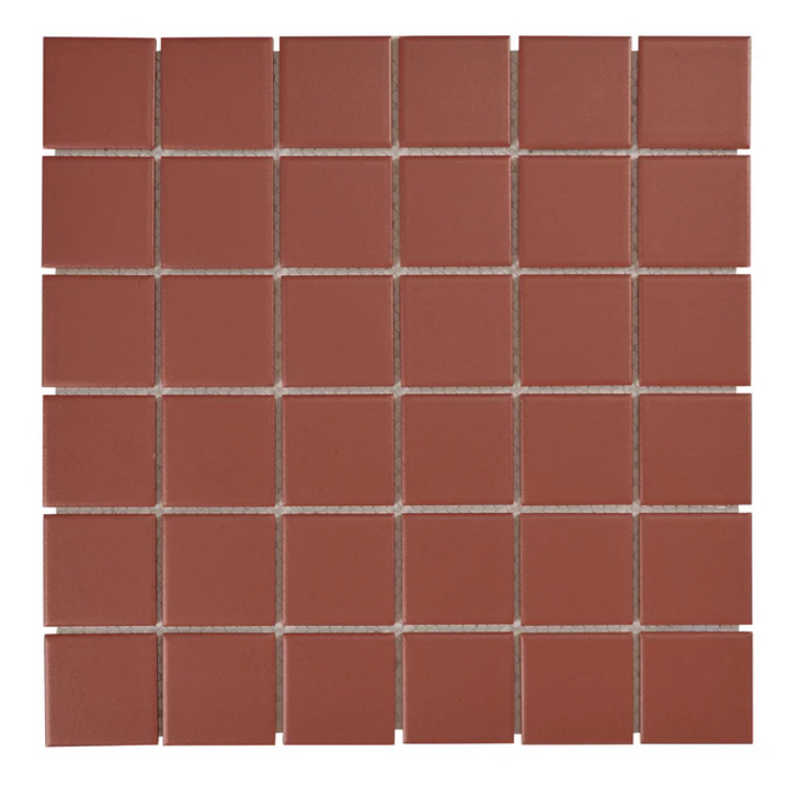 MATRIX 48MM SQUARE RED MOSAIC 306X306X6MM