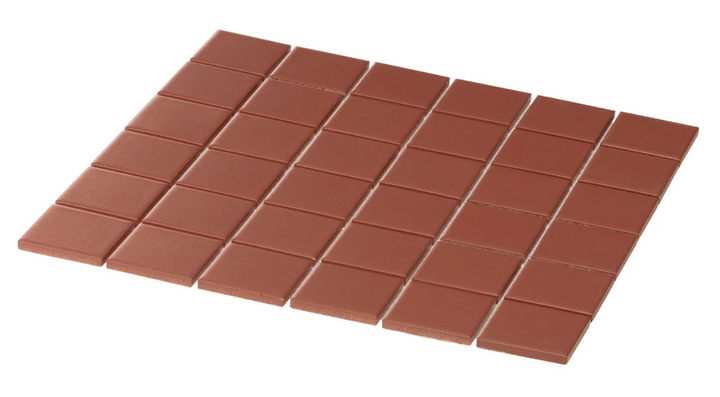 MATRIX 48MM SQUARE RED MOSAIC 306X306X6MM