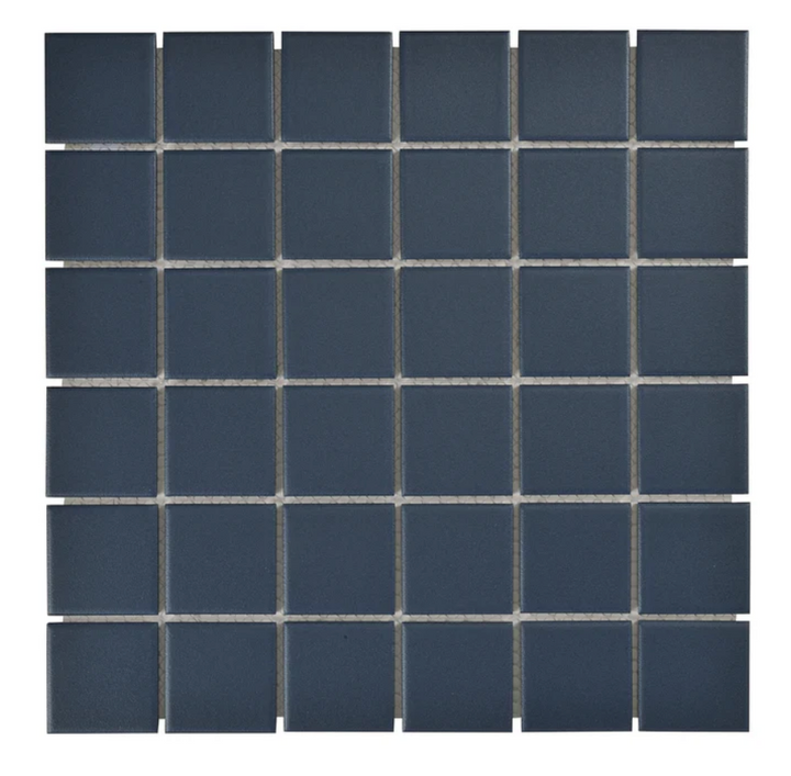 MATRIX 48MM SQUARE BLUE MOSAIC 306X306X6MM