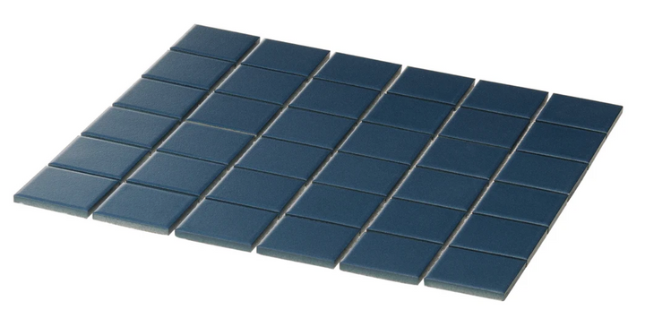 MATRIX 48MM SQUARE BLUE MOSAIC 306X306X6MM