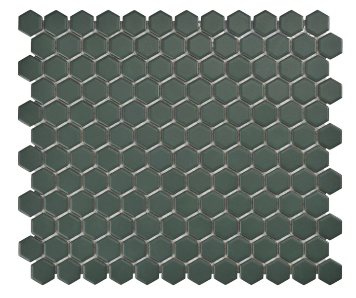 MATRIX HEXAGON GREEN MOSAIC