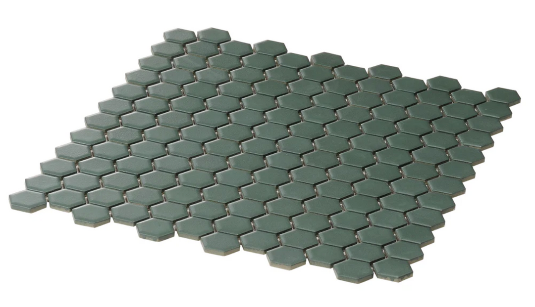 MATRIX HEXAGON GREEN MOSAIC