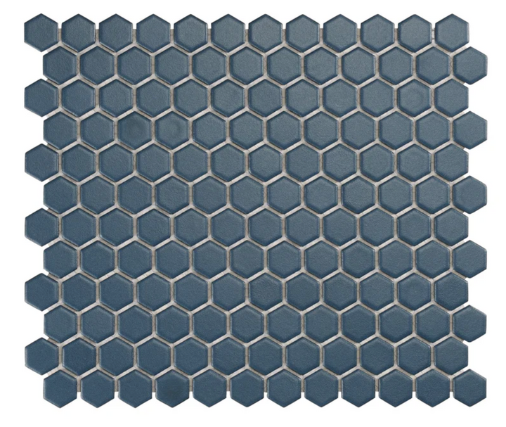 MATRIX HEXAGON BLUE MOSAIC