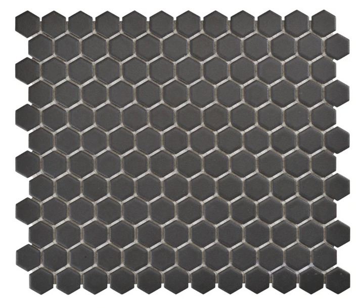 MATRIX HEXAGON BLACK MOSAIC