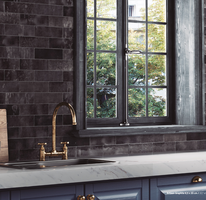 ARTEMIS GRAPHITE GLOSS 200x65mm