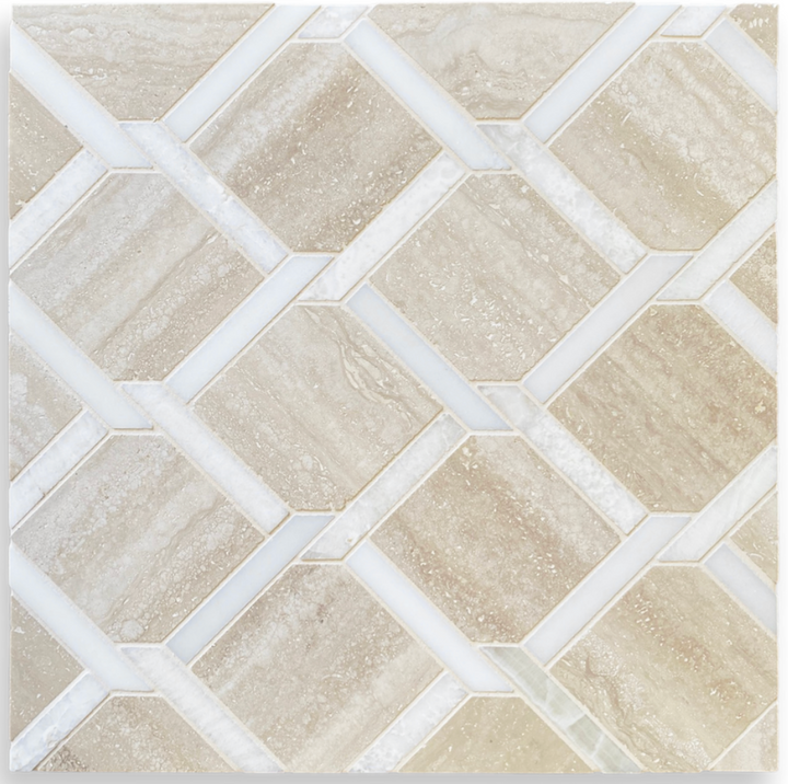 POMPON WEAVE HONED MOSAIC
