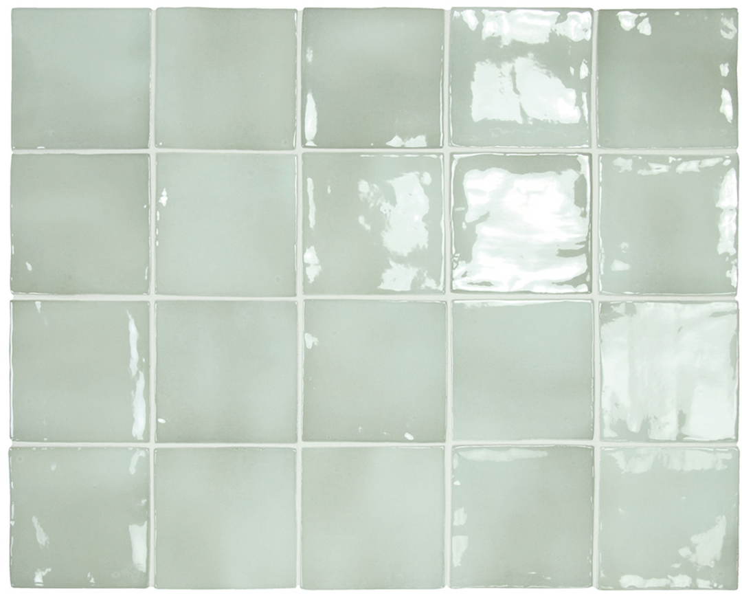 MARLOWE MINT GLOSS WALL TILE 100X100MM