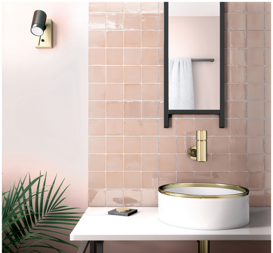 MARLOWE BLUSH GLOSS WALL TILE 100X100MM