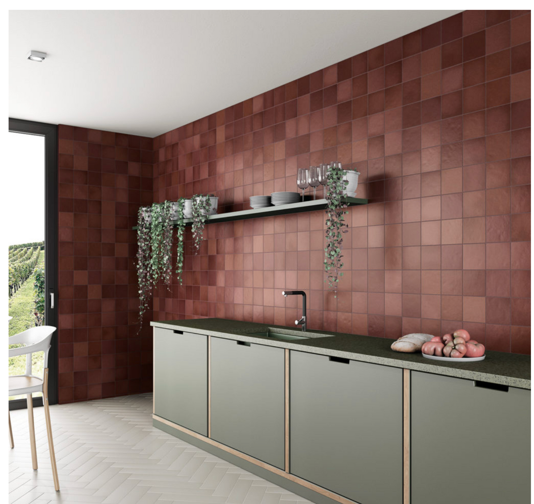 MARGOT BURGUNDY MATT 132X132MM