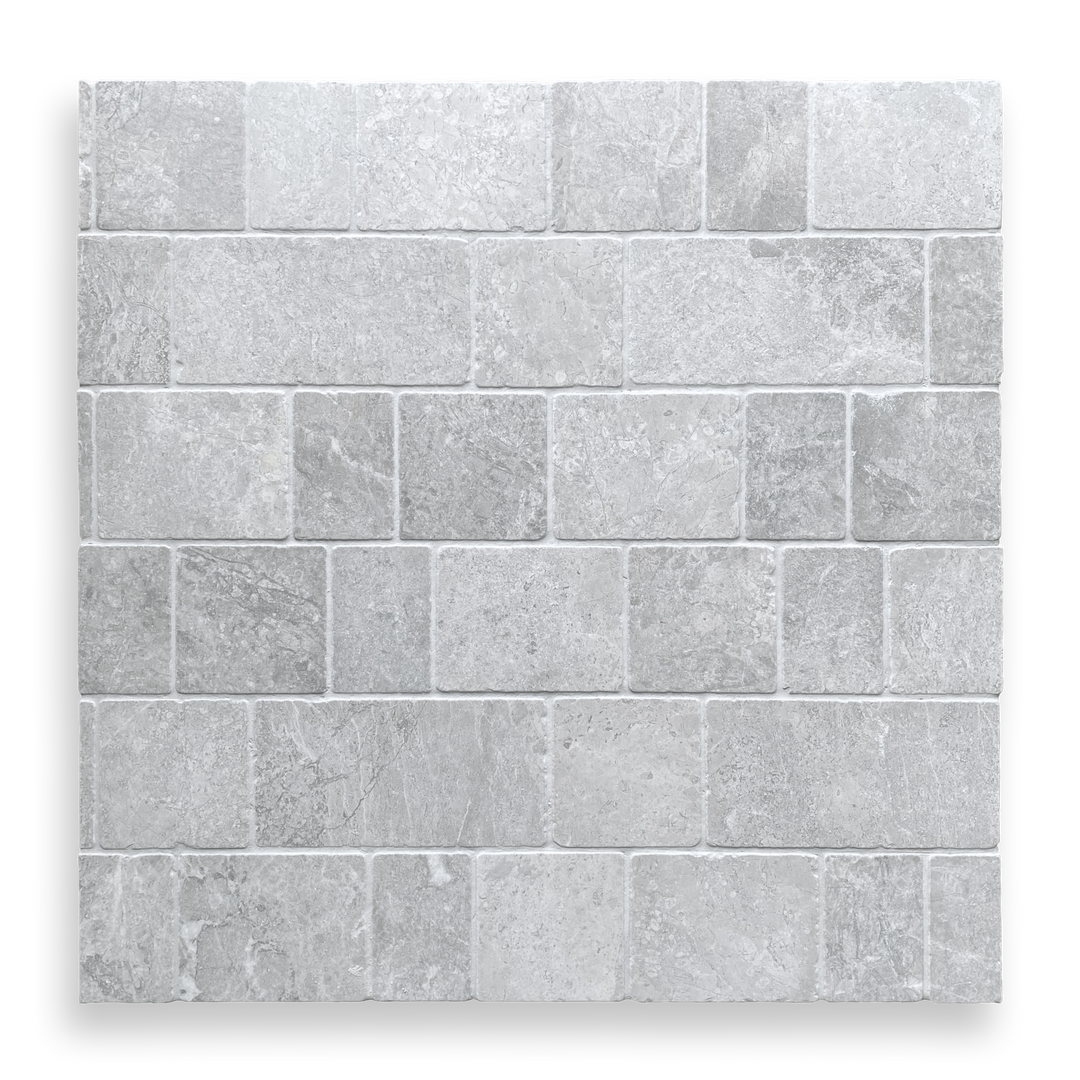 SANTIAGO TUNDRA GREY TUMBLED MOSAIC