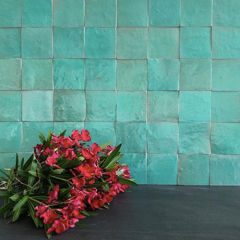MOROCCAN ZELIGE JADE TERRACOTTA